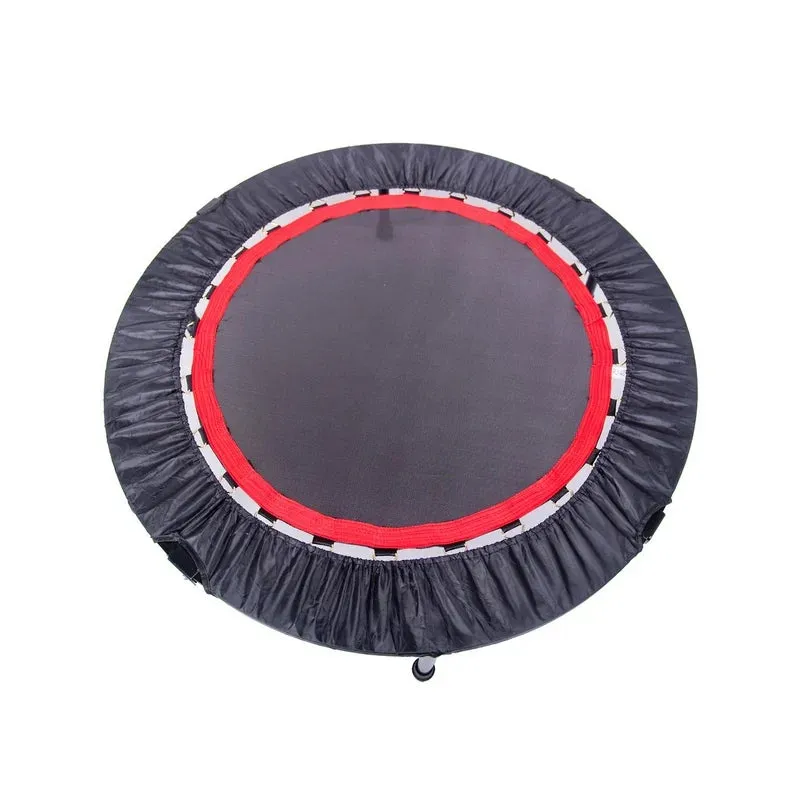 40 Degree Foldable Mini Trampoline Safe for Gym and Cardio Fitness Exercise-black