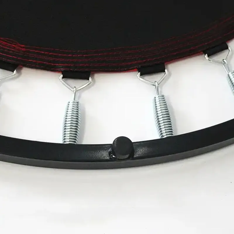 40 Degree Foldable Mini Trampoline Safe for Gym and Cardio Fitness Exercise-black