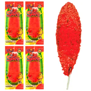 40 Pc Pigui Slaps Mexican Lollipops Watermelon Flavor Paletas Sandia Candy Pops