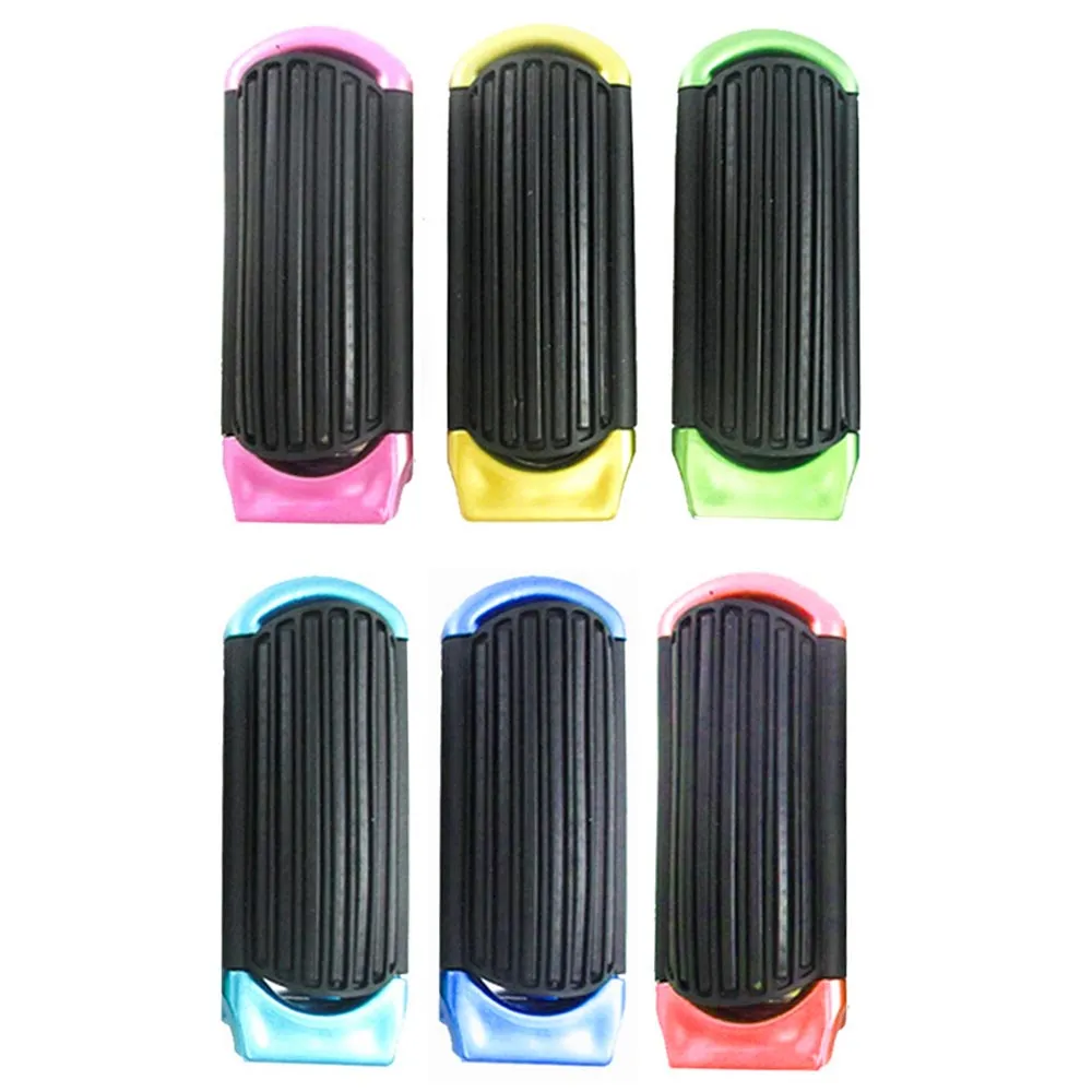5 Pc Compact Folding Hair Brush With Mirror Handbag Pocket Size Gym Bag Purse