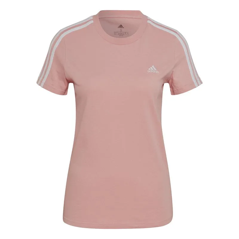 adidas Essentials Slim Tee - Womens - Wonder Mauve/White