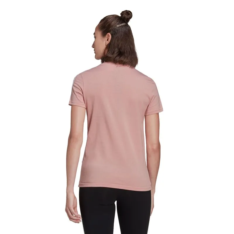 adidas Essentials Slim Tee - Womens - Wonder Mauve/White