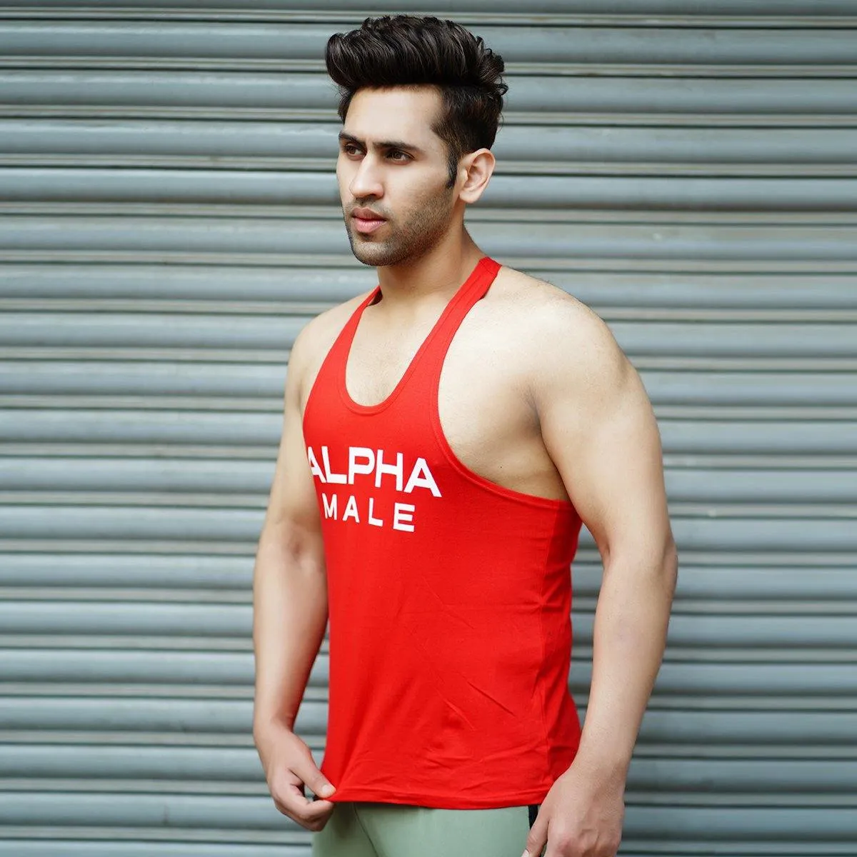 Alpha Male Stringer- Ferrari Red- Sale