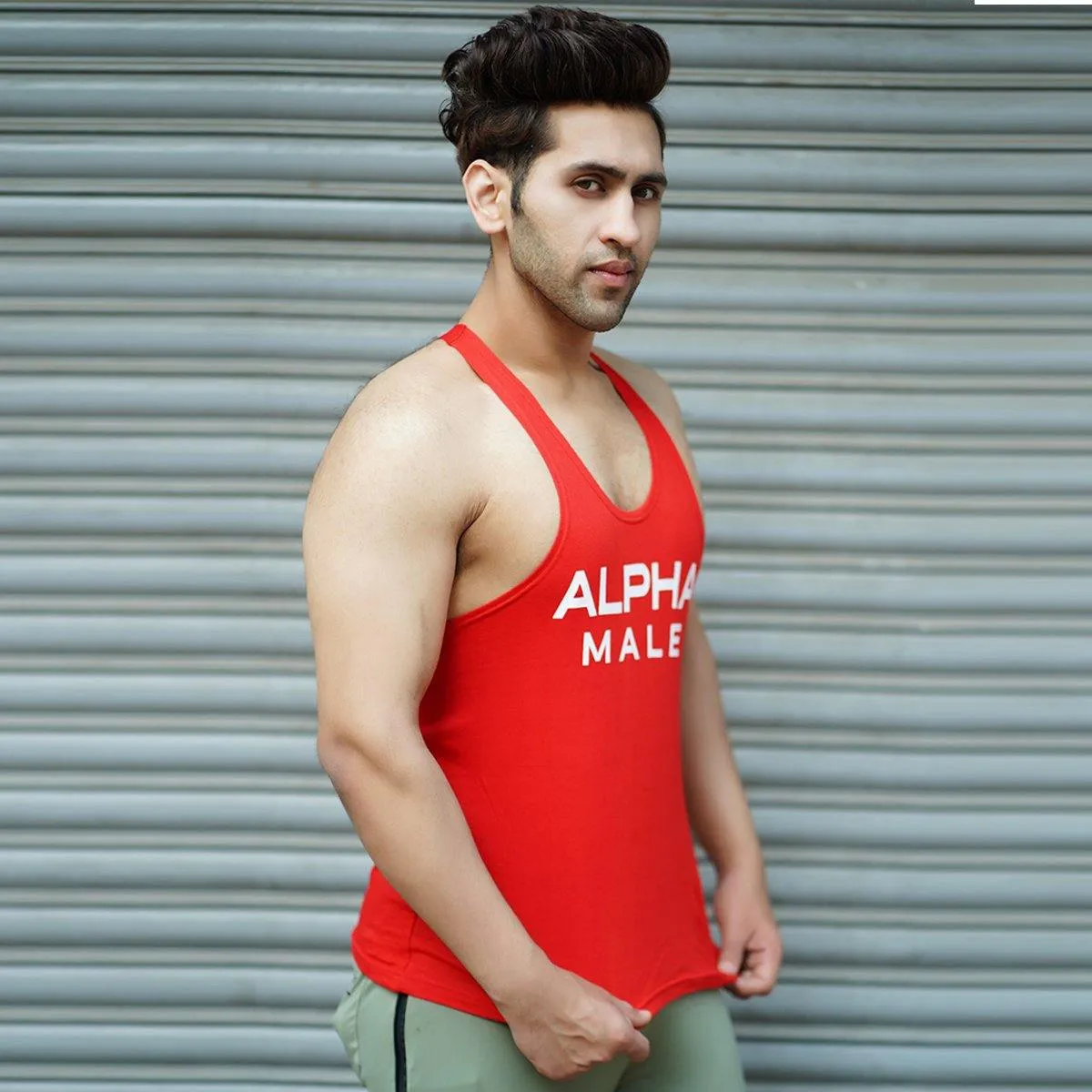 Alpha Male Stringer- Ferrari Red- Sale