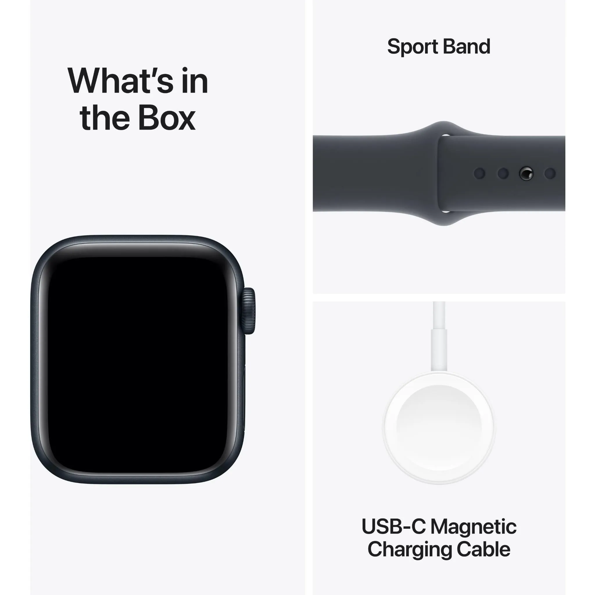 Apple Watch SE  40mm Midnight Aluminium Case GPS   Cellular Sport Band (M/L) [2024]
