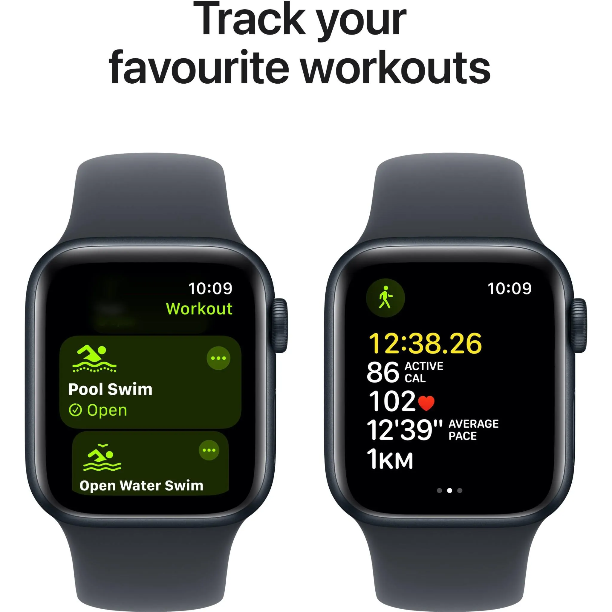 Apple Watch SE  40mm Midnight Aluminium Case GPS   Cellular Sport Band (M/L) [2024]