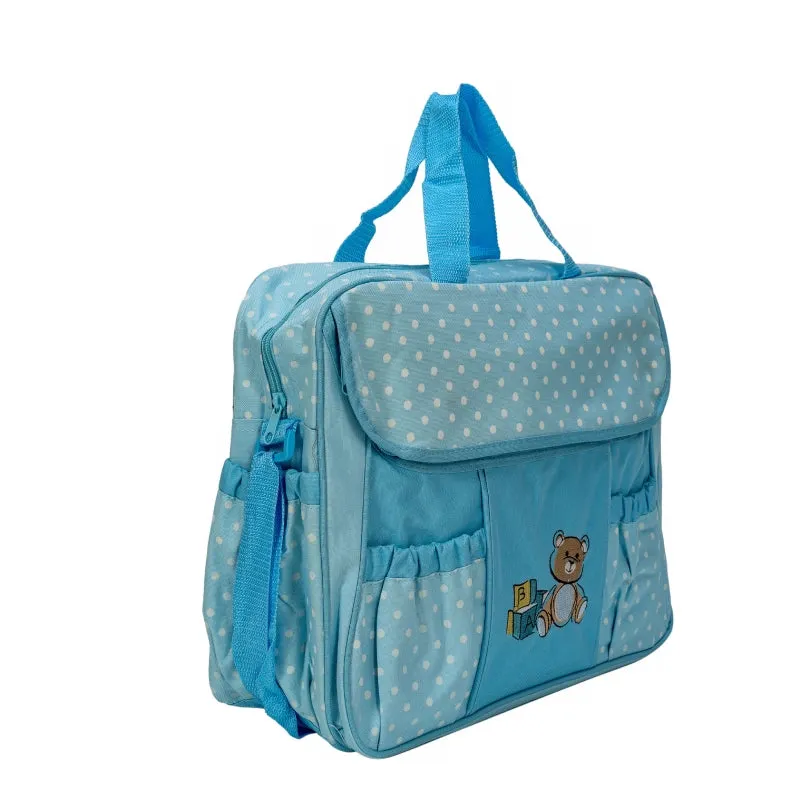 Baby Multipurpose Blue Diaper Storage Bag- Large