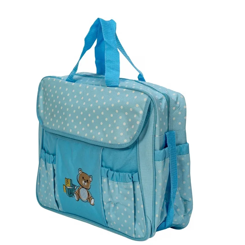 Baby Multipurpose Blue Diaper Storage Bag- Large