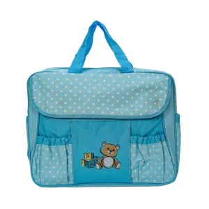 Baby Multipurpose Blue Diaper Storage Bag- Large