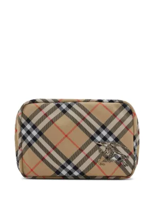 Beige Nova Check Equestrian Sand Bag