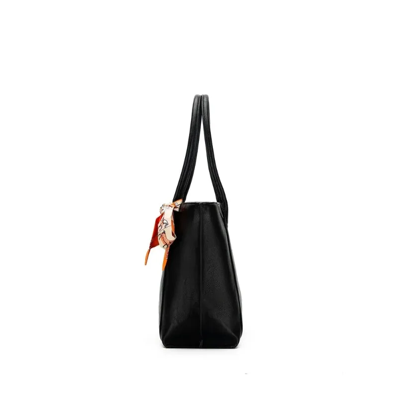 Black Caviar Designs | Carolyn 3pc Handbag - Black