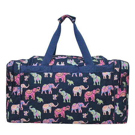 Bohemian Elephant NGIL Canvas 23" Duffle Bag