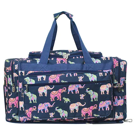 Bohemian Elephant NGIL Canvas 23" Duffle Bag