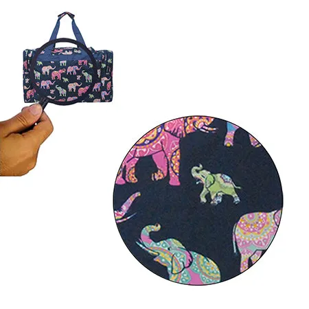 Bohemian Elephant NGIL Canvas 23" Duffle Bag