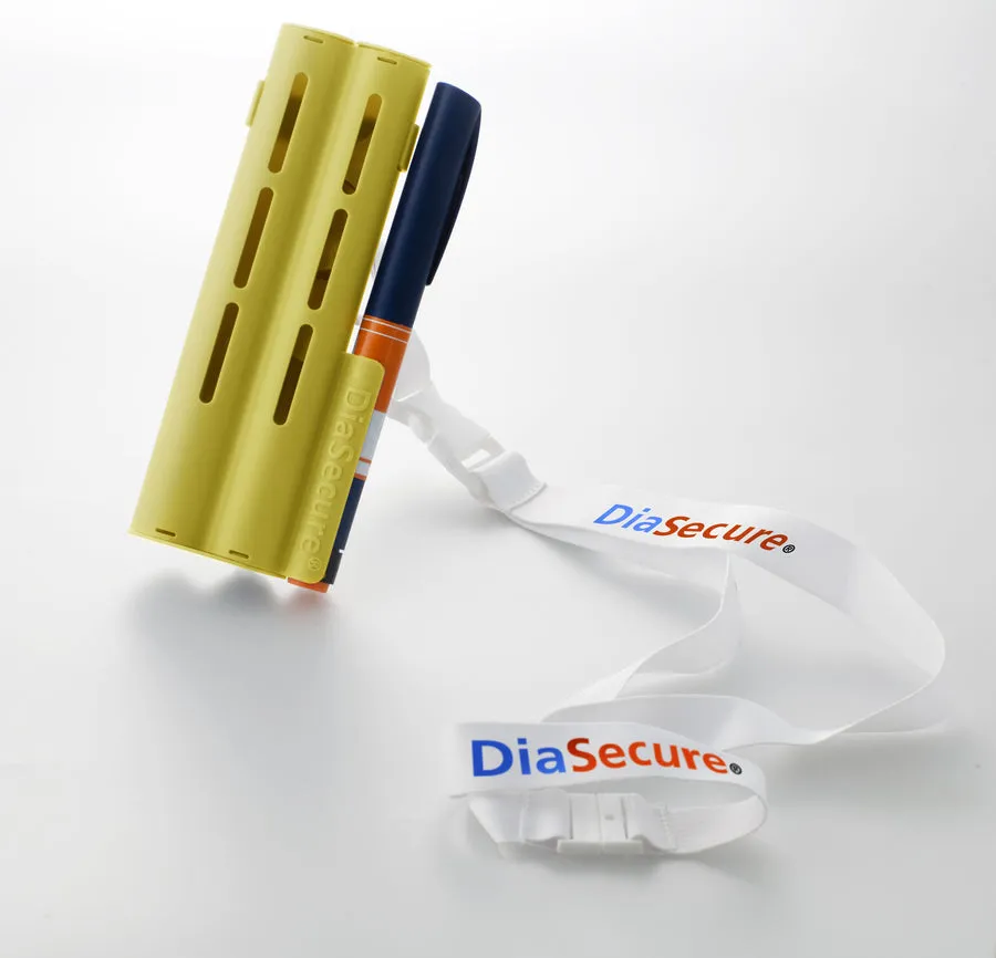 DiaSecure® Diabetic Management System ( Yellow) | Featured in 2020 Diabetes Forecast Guide