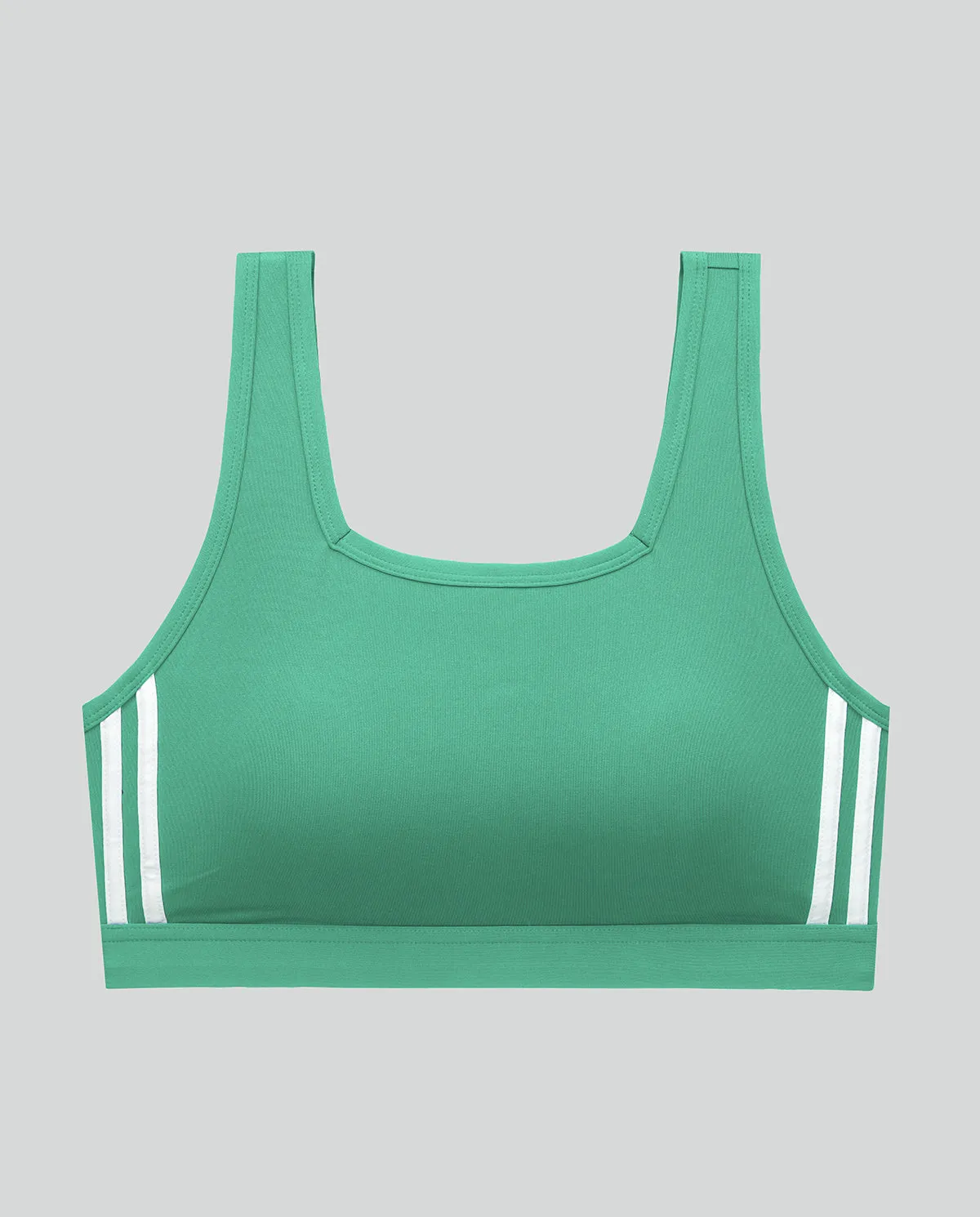 Energized Bohemian Explorer Endure Square-Neck Sports Bra with Stripes 201-1142C