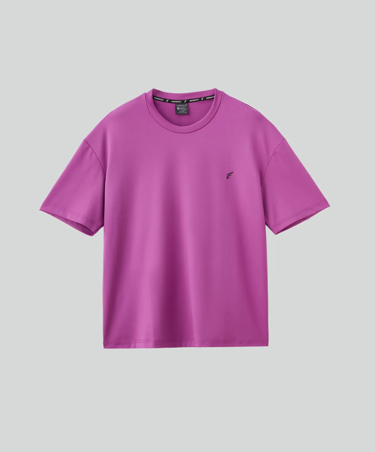 Energized Oversized Tee with Slogan