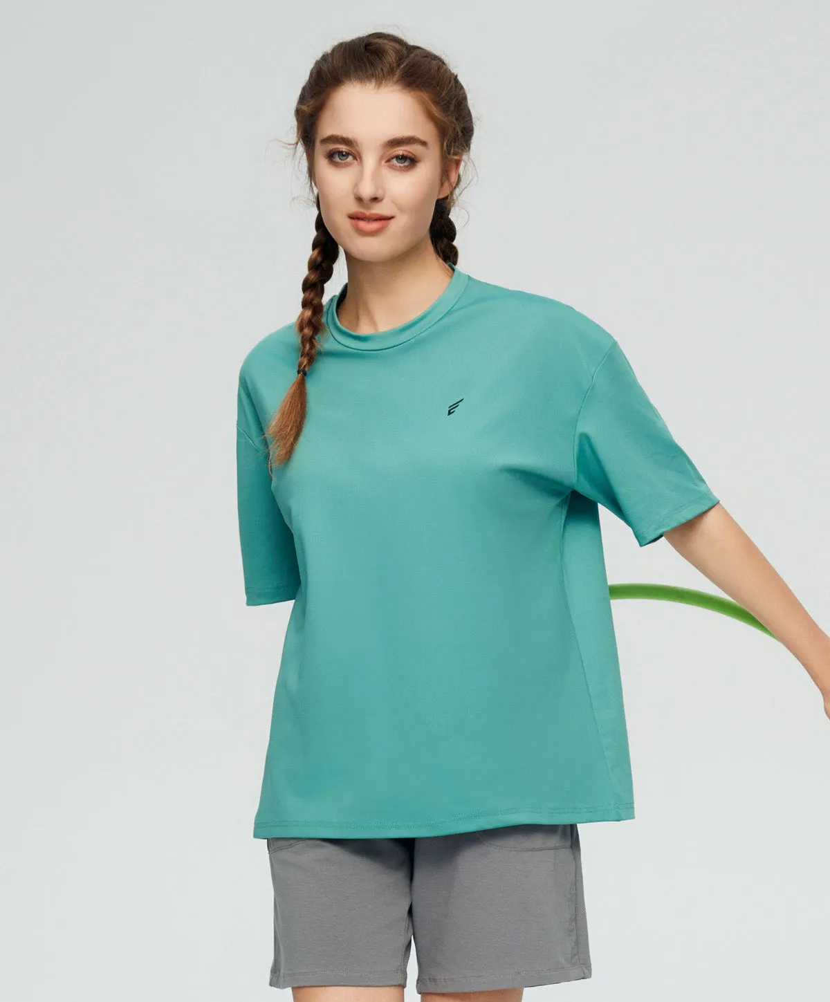 Energized Oversized Tee with Slogan