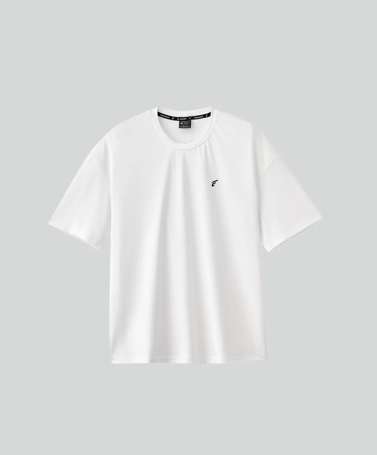 Energized Oversized Tee with Slogan