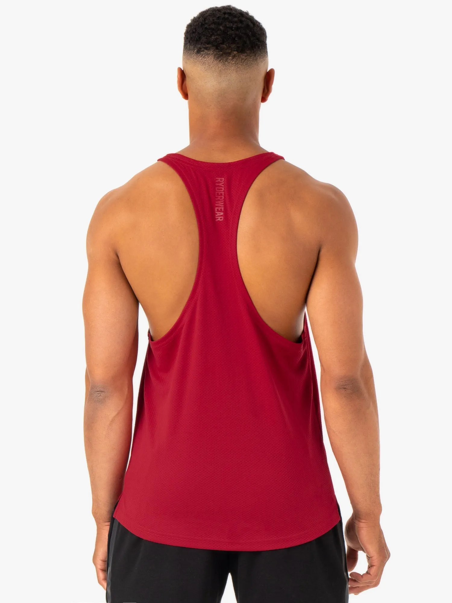 Enhance Stringer T-Back - Burgundy