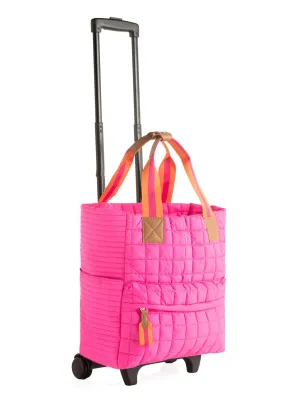 Ezra Roller Tote Magenta by Shiraleah