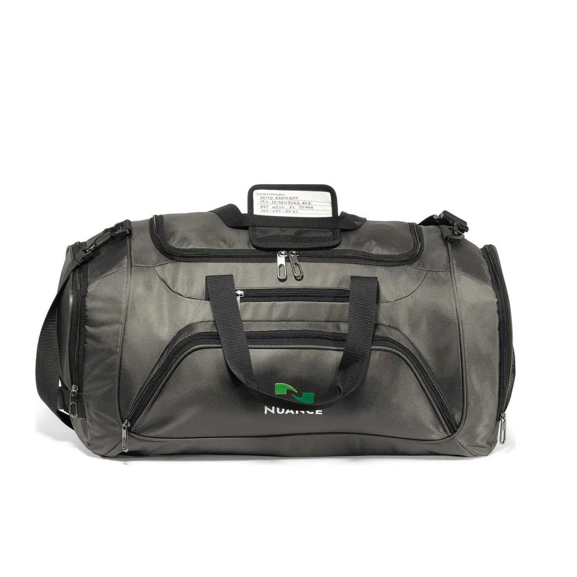 Gemline Gunmetal Grey Cross Country Duffel
