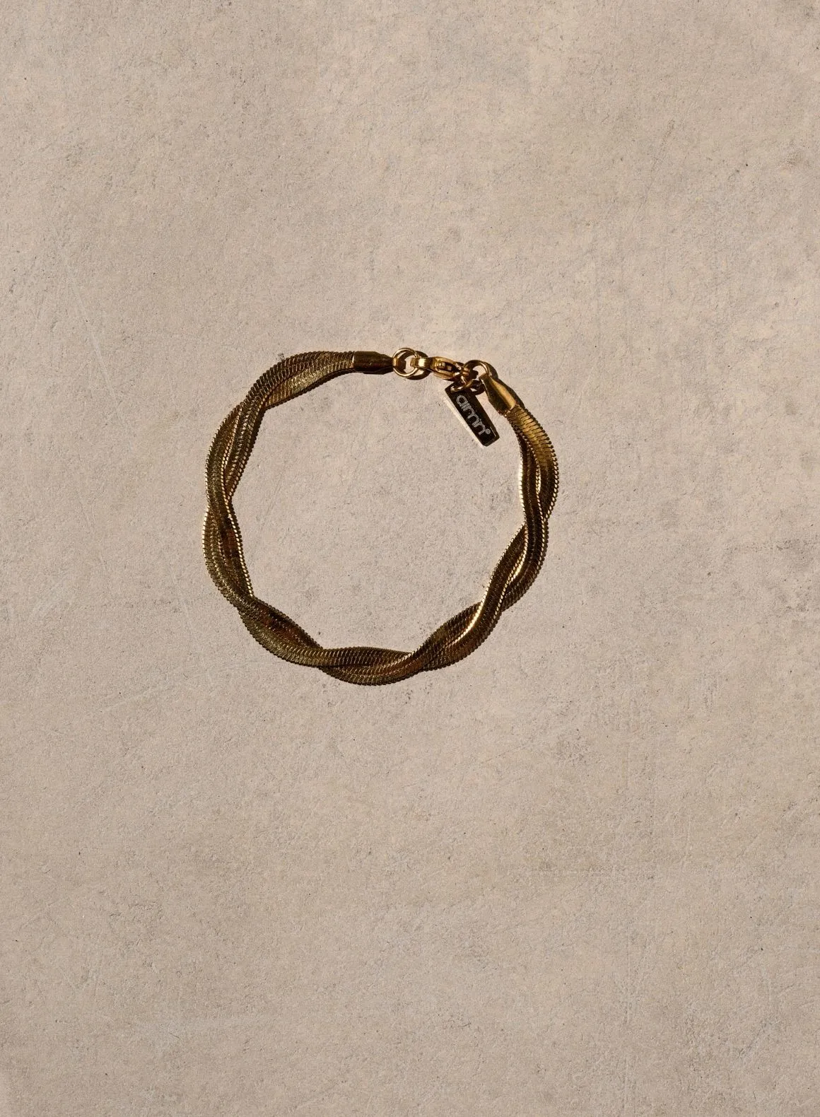 Gold Waterproof Braid Bracelet