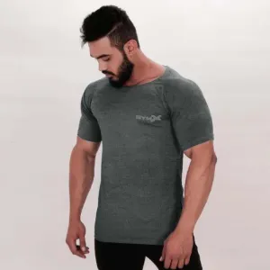 Gymx light Grey Muscle Fit Tee - Sale