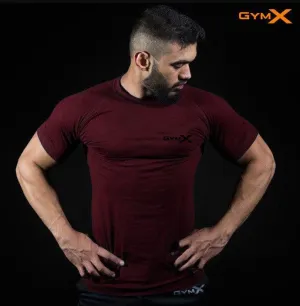 Gymx Maroon workout Tee- Sale