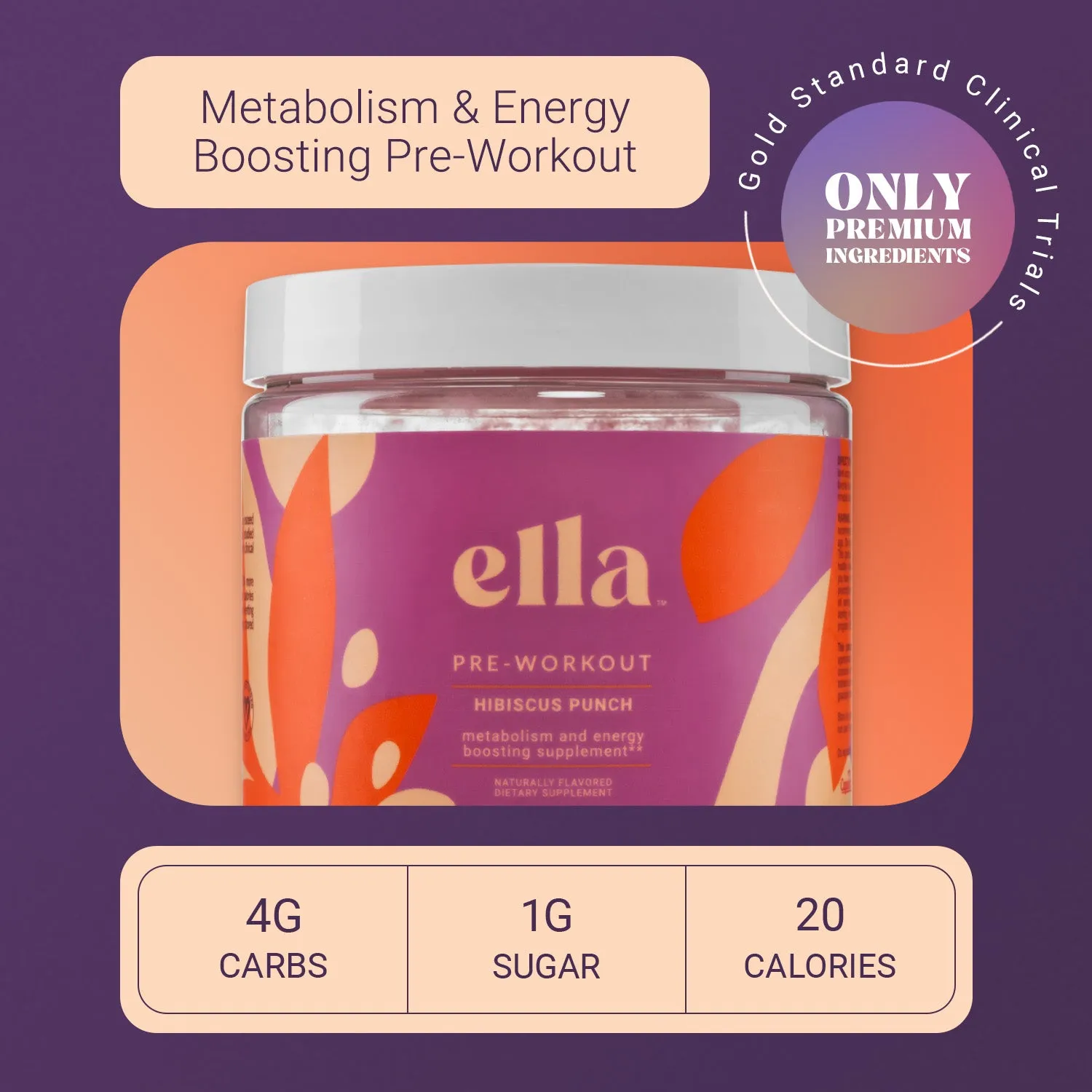 Hibiscus Punch Pre Workout | Ella