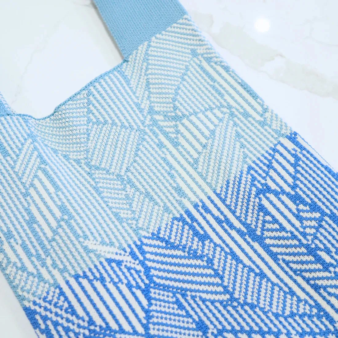 Horizon Blue Knot Bag