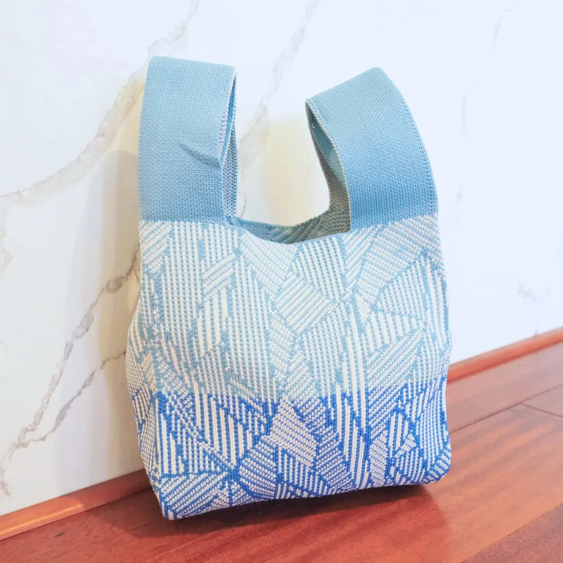 Horizon Blue Knot Bag