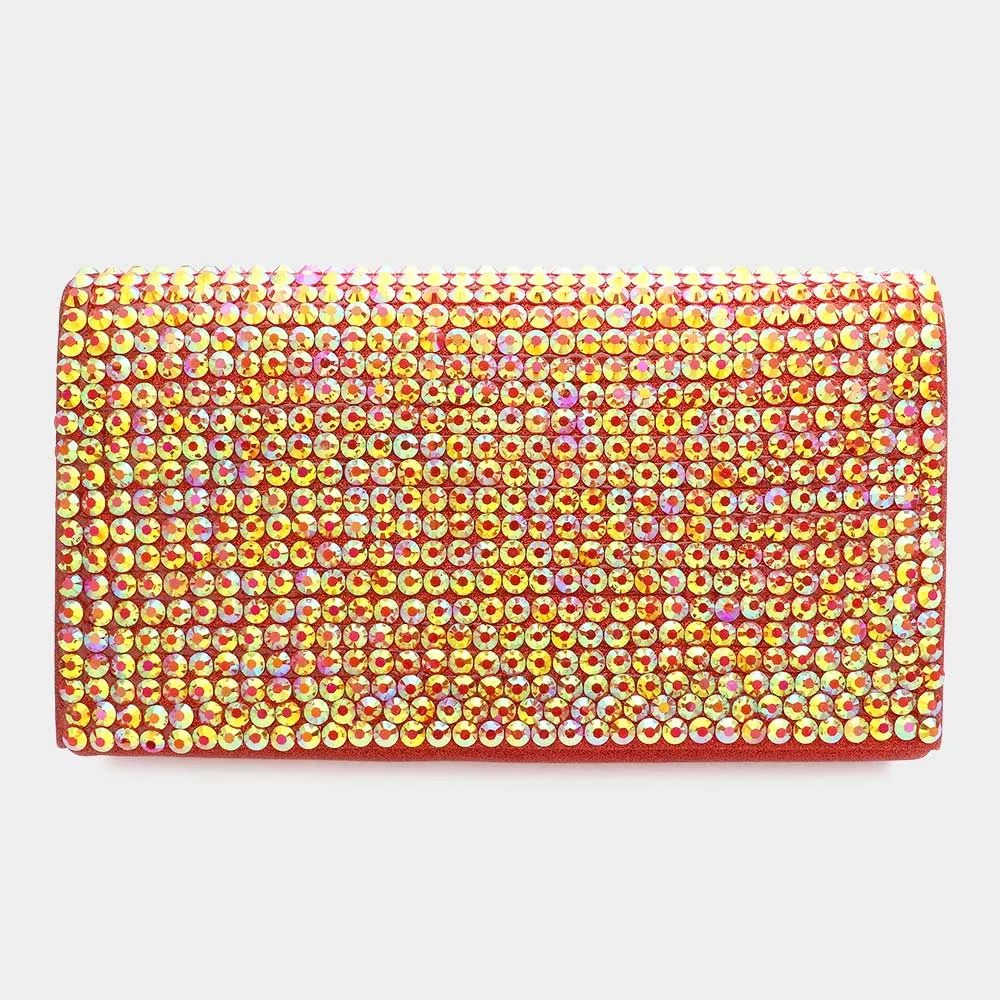 iLLASPARKZ Bling Studded Evening Clutch / Crossbody Bag