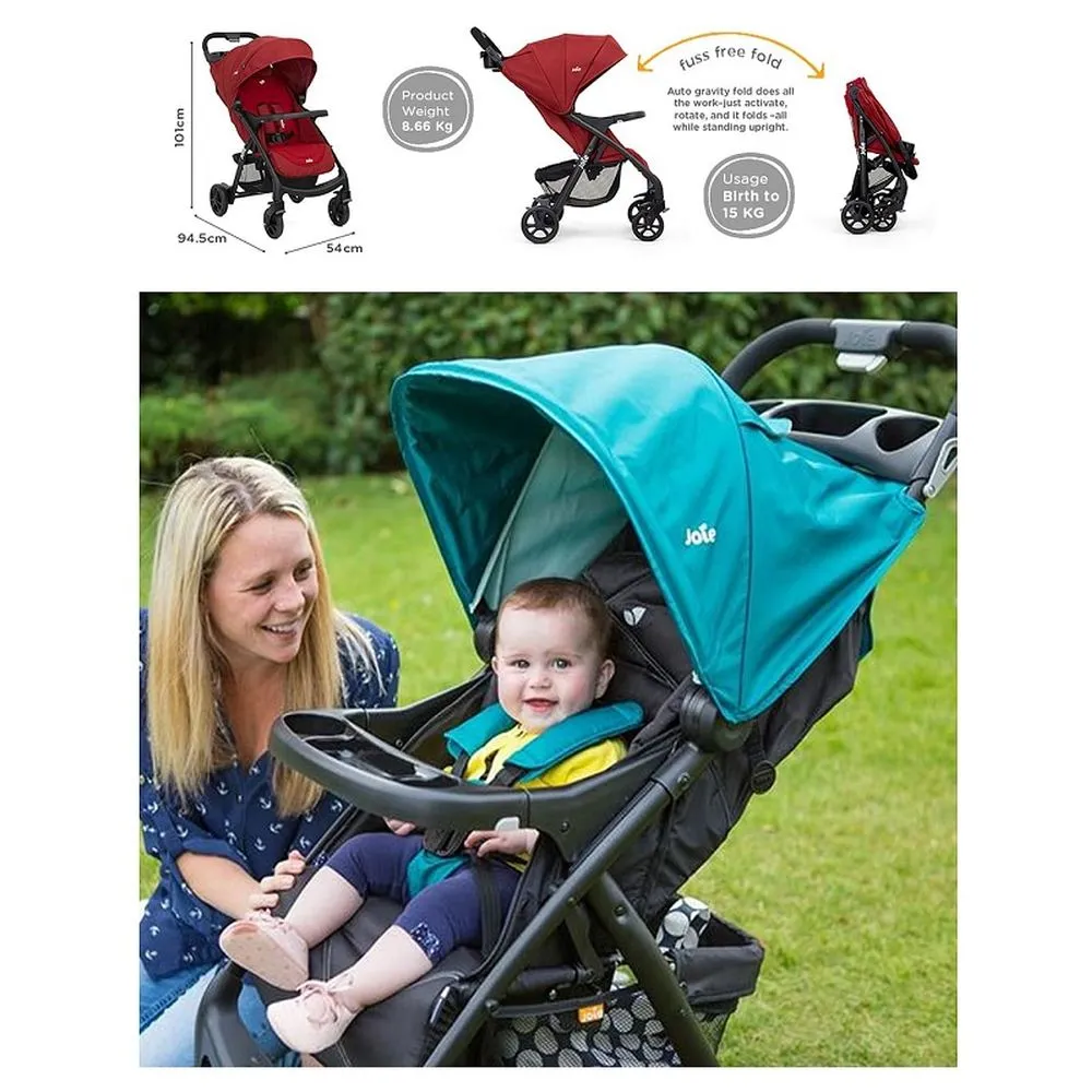 Joie Meet Muze LX Stroller-Cranberry