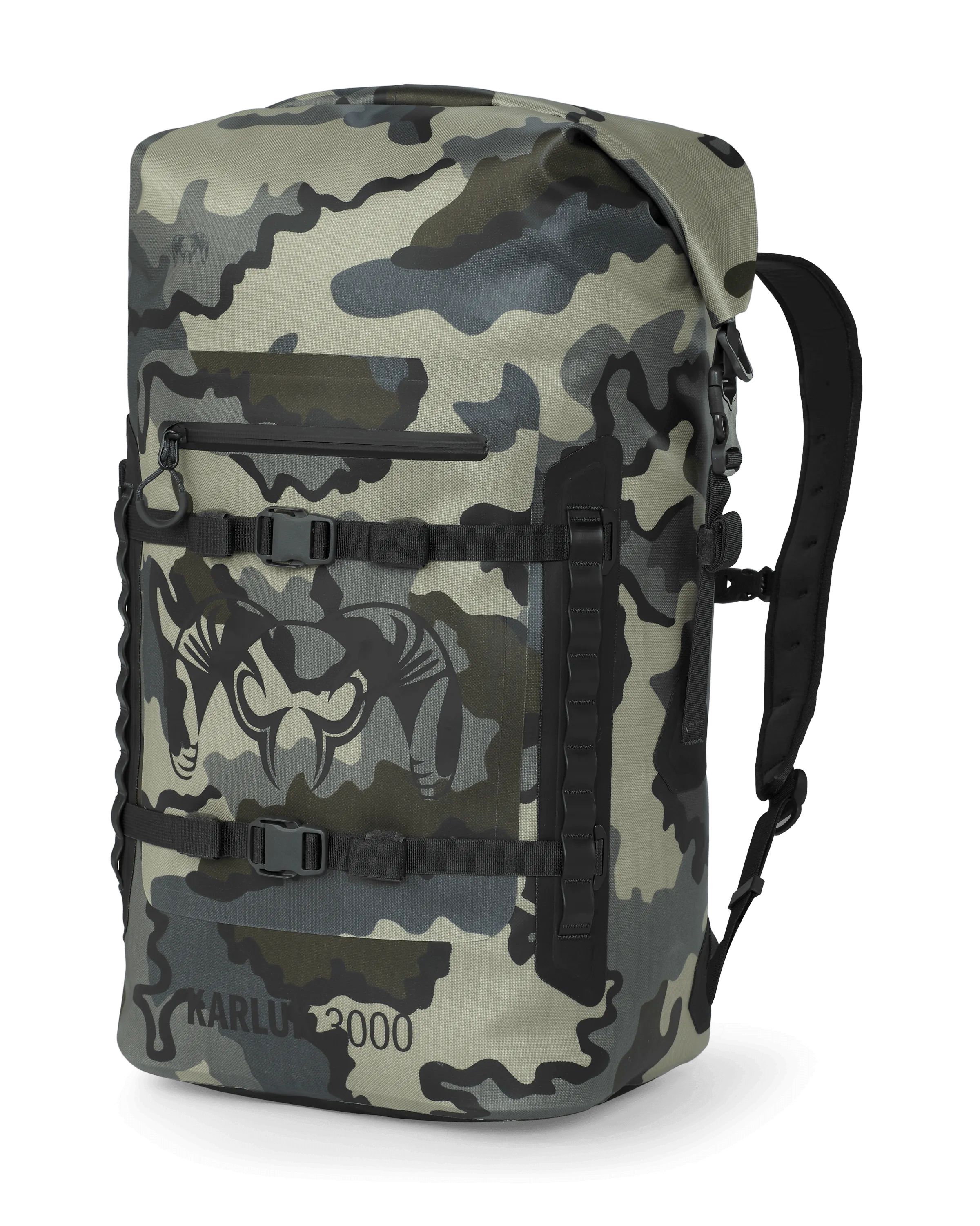Karluk 3000 Roll Top Dry Backpack Set | Vias/Stone