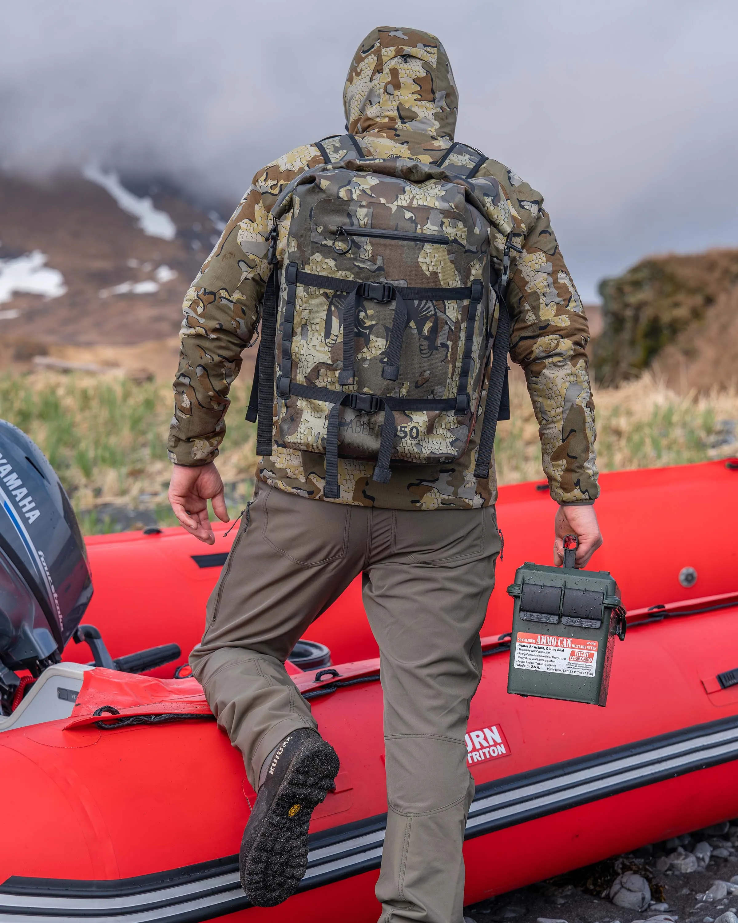 Karluk 3000 Roll Top Dry Backpack Set | Vias/Stone