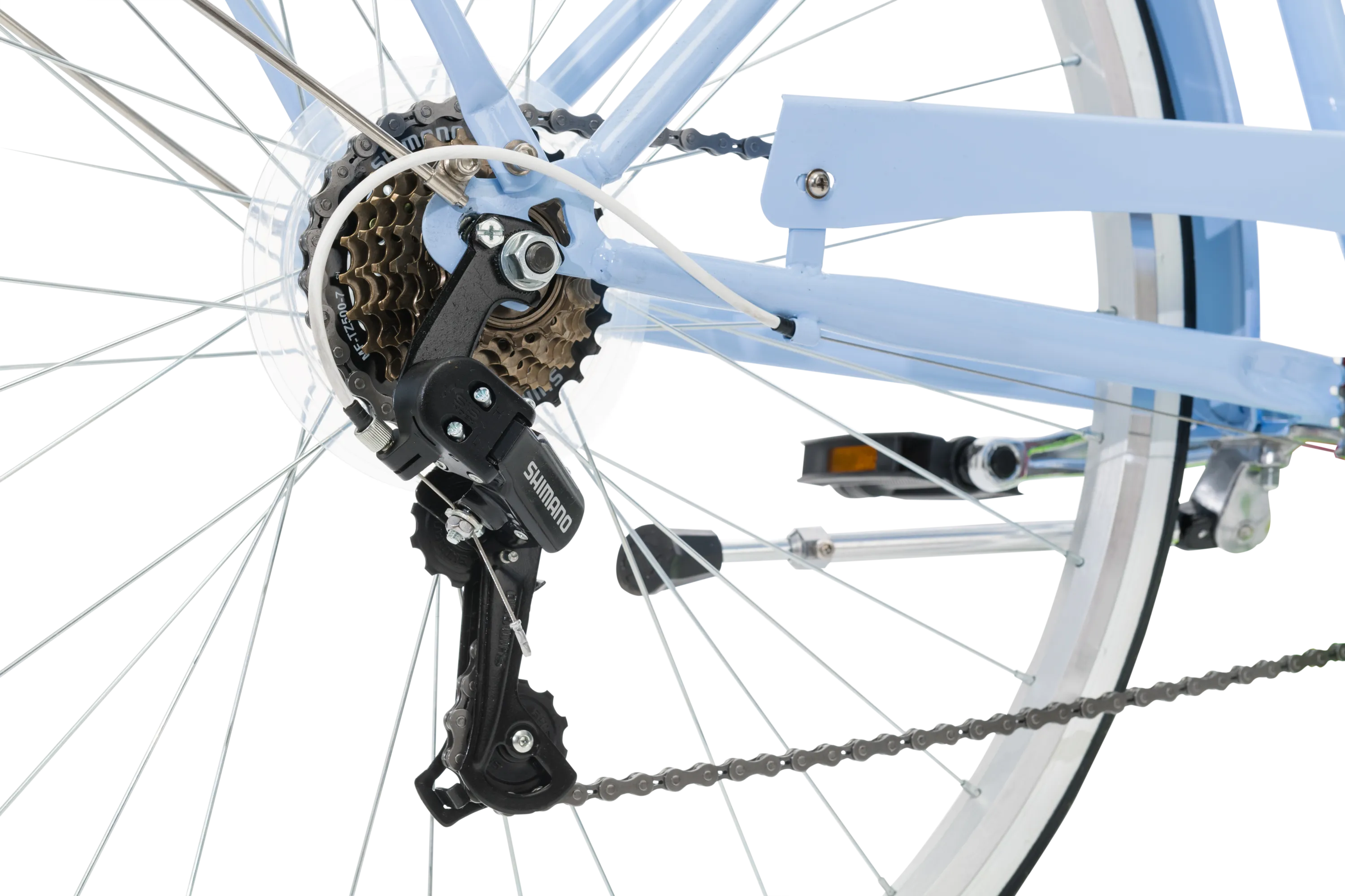 Ladies Classic Plus Vintage Bike Sky Blue