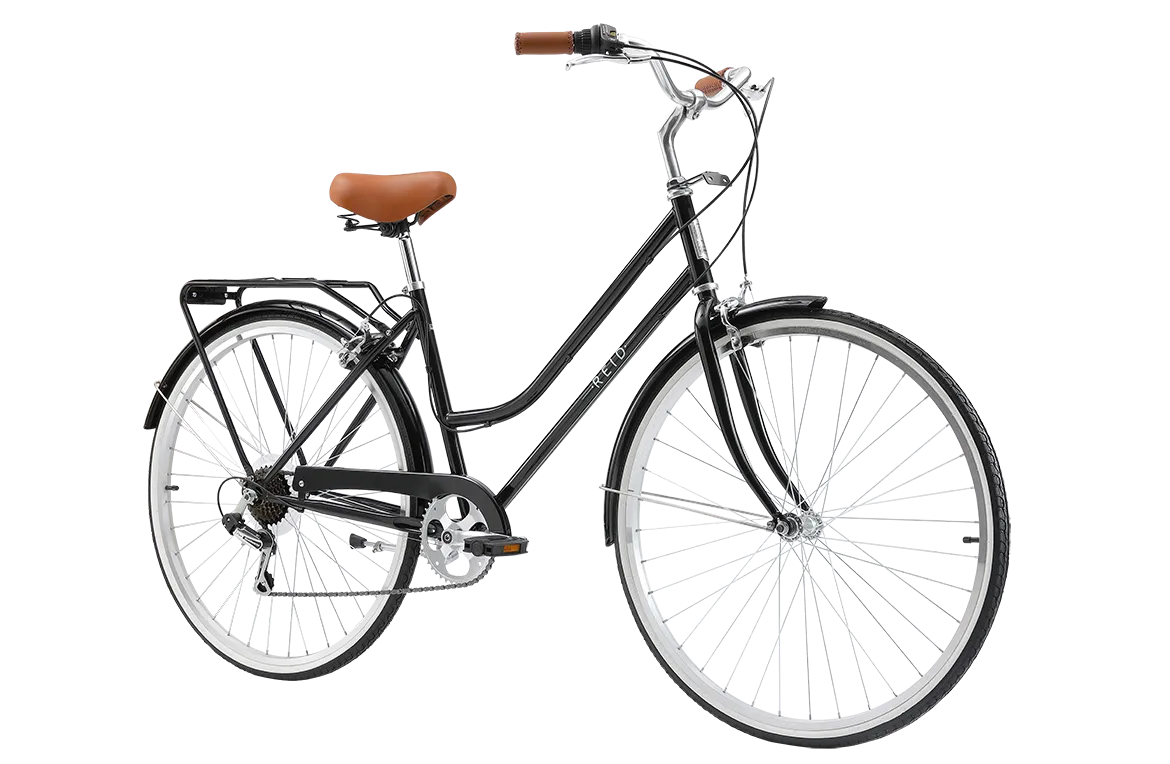 Ladies Lite Vintage Bike Black