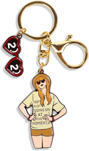 LPAIWXY Metal Keychain for Girls Pop Singer Charms Key Chain Purse Accessories Keyring for Music Lover Cute Keychains for Women Backpacks handbags