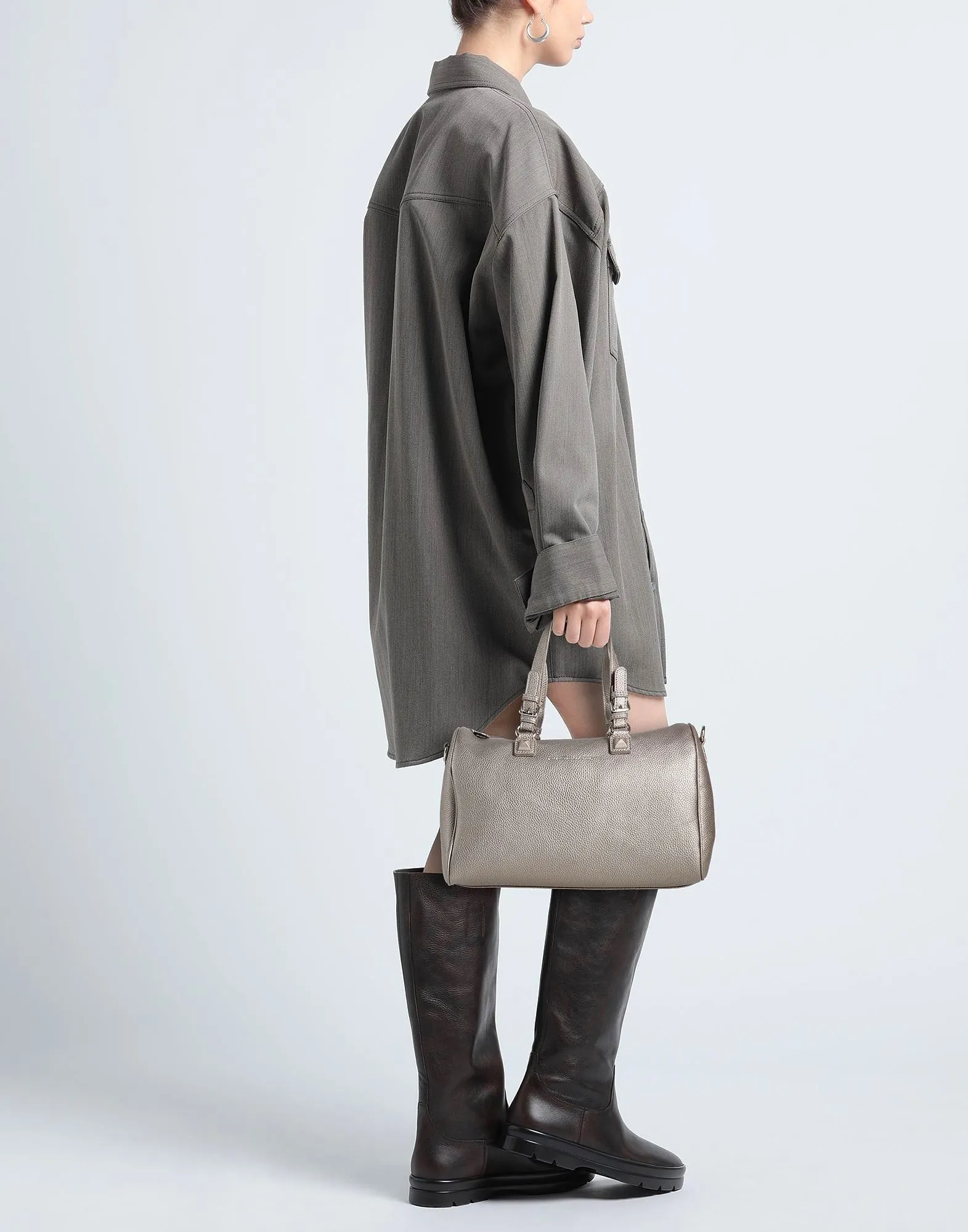 Marta Marzotto tote bag, silver
