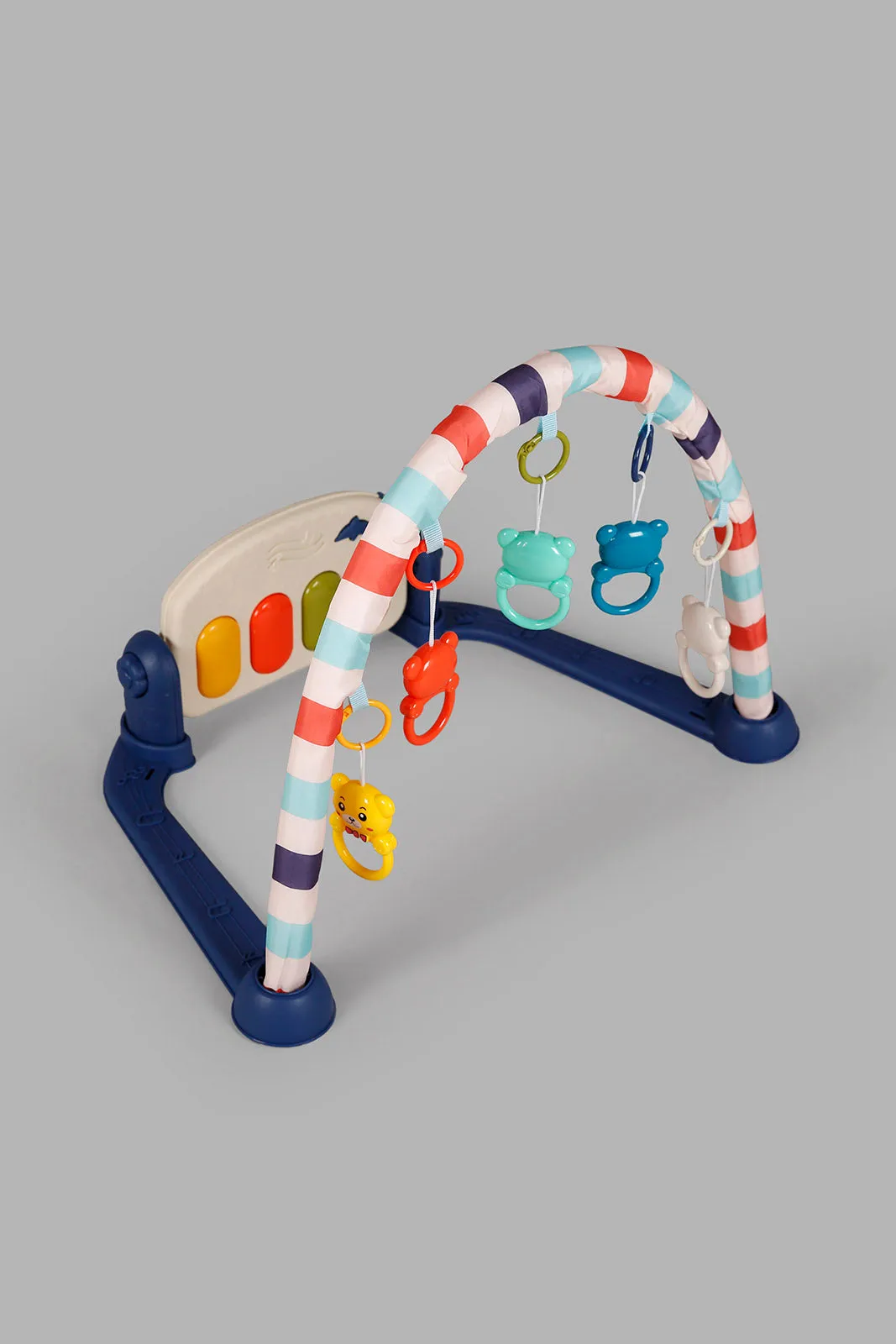 Multicolour Baby Playmat With Piano Fitness Frame