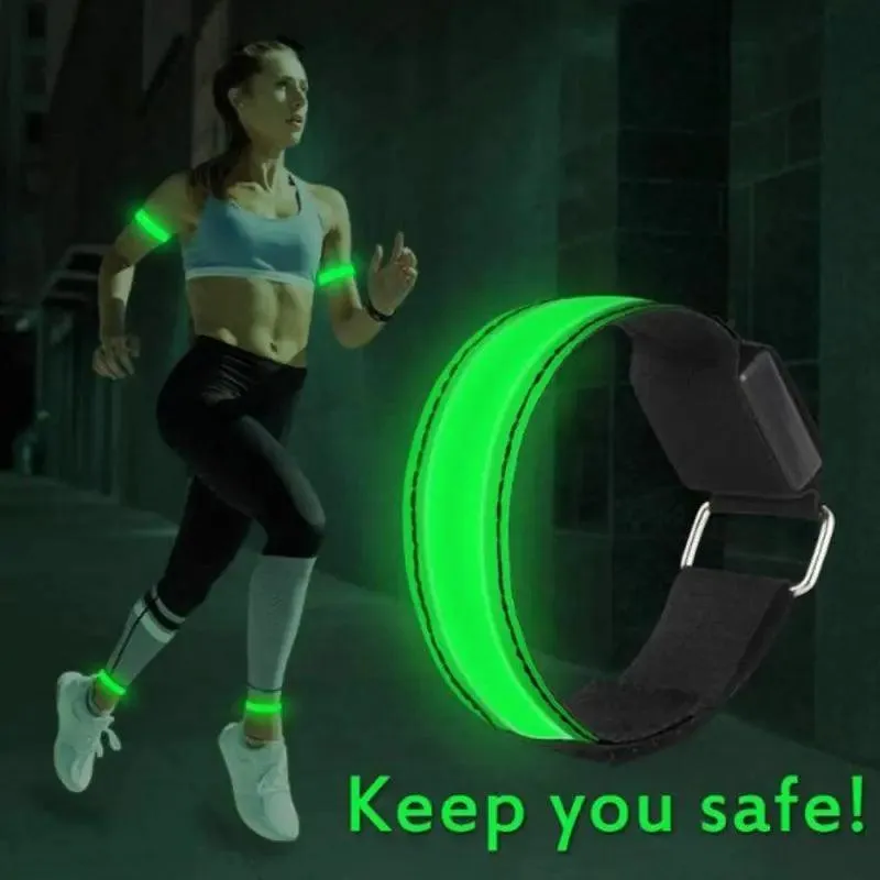 Night Runner's LED Armband: Stay Safe with Enhanced Visibility