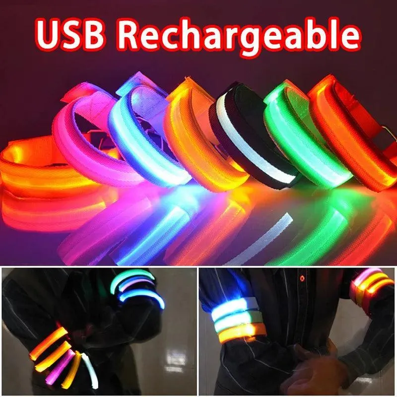 Night Runner's LED Armband: Stay Safe with Enhanced Visibility