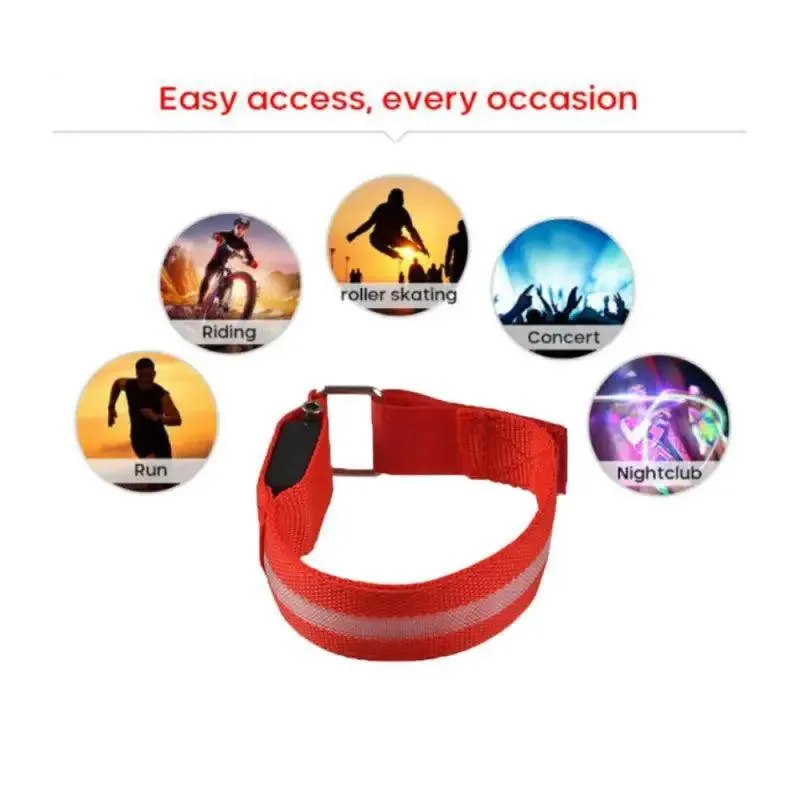 Night Runner's LED Armband: Stay Safe with Enhanced Visibility