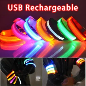 Night Runner's LED Armband: Stay Safe with Enhanced Visibility