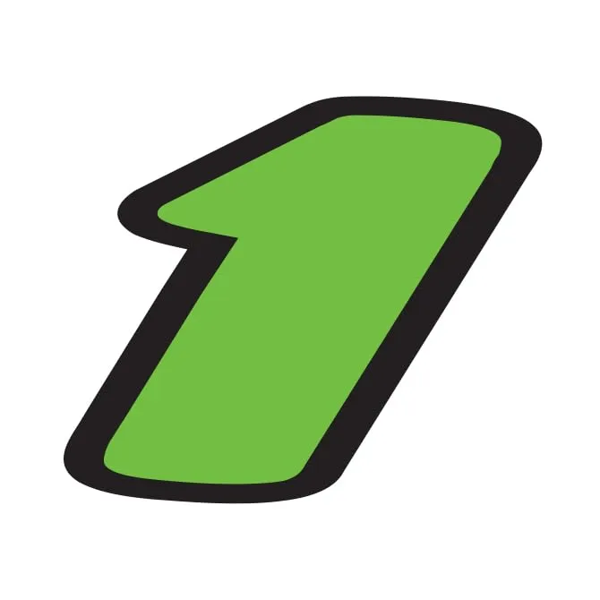 Number Window Stickers - Green & Black Die Cut Number Stickers - Durable, Weatherproof Vinyl with Easy On/Off Adhesive - Back Slit for Seamless Installation - 6-1/4"