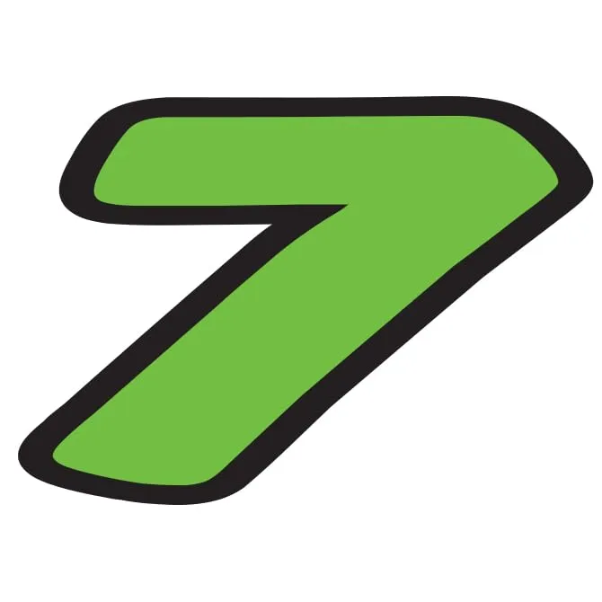 Number Window Stickers - Green & Black Die Cut Number Stickers - Durable, Weatherproof Vinyl with Easy On/Off Adhesive - Back Slit for Seamless Installation - 6-1/4"