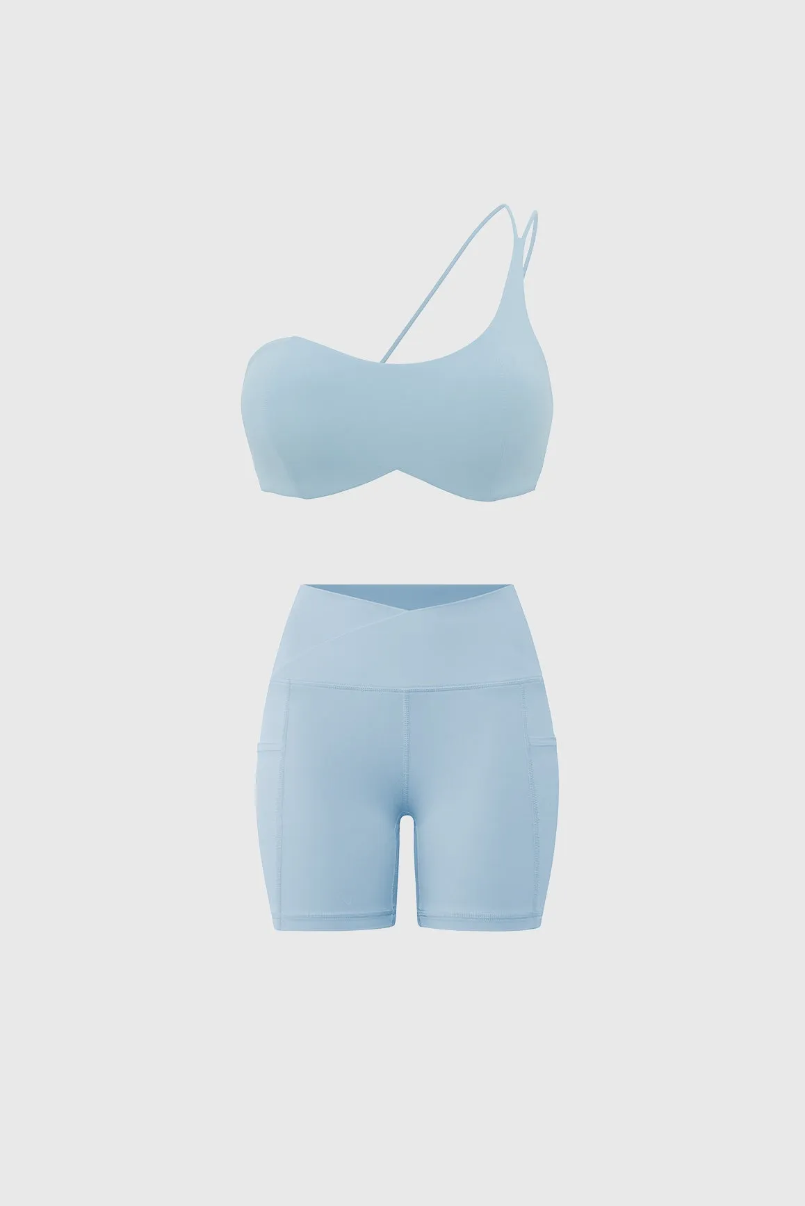 One Shoulder Contour Bra   V-Waist Vigorous Short