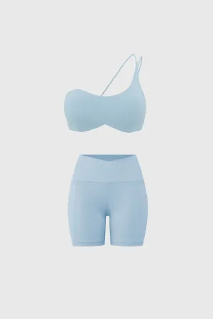 One Shoulder Contour Bra   V-Waist Vigorous Short