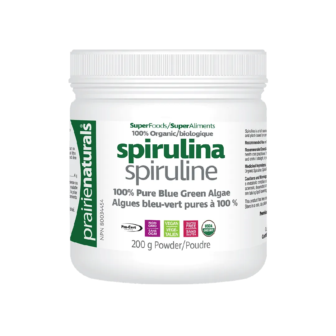 Prairie naturals - 100% organic spirulina